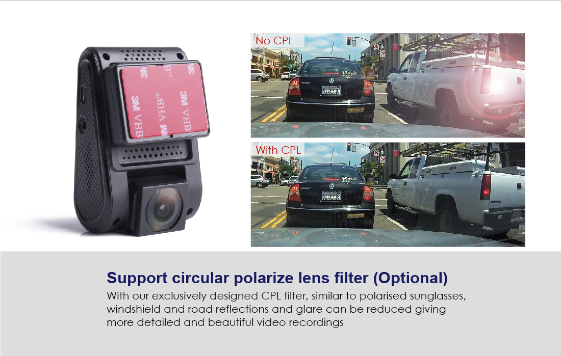 VIOFO A119S HD 2K 1440P Car Dash Camera Recorder