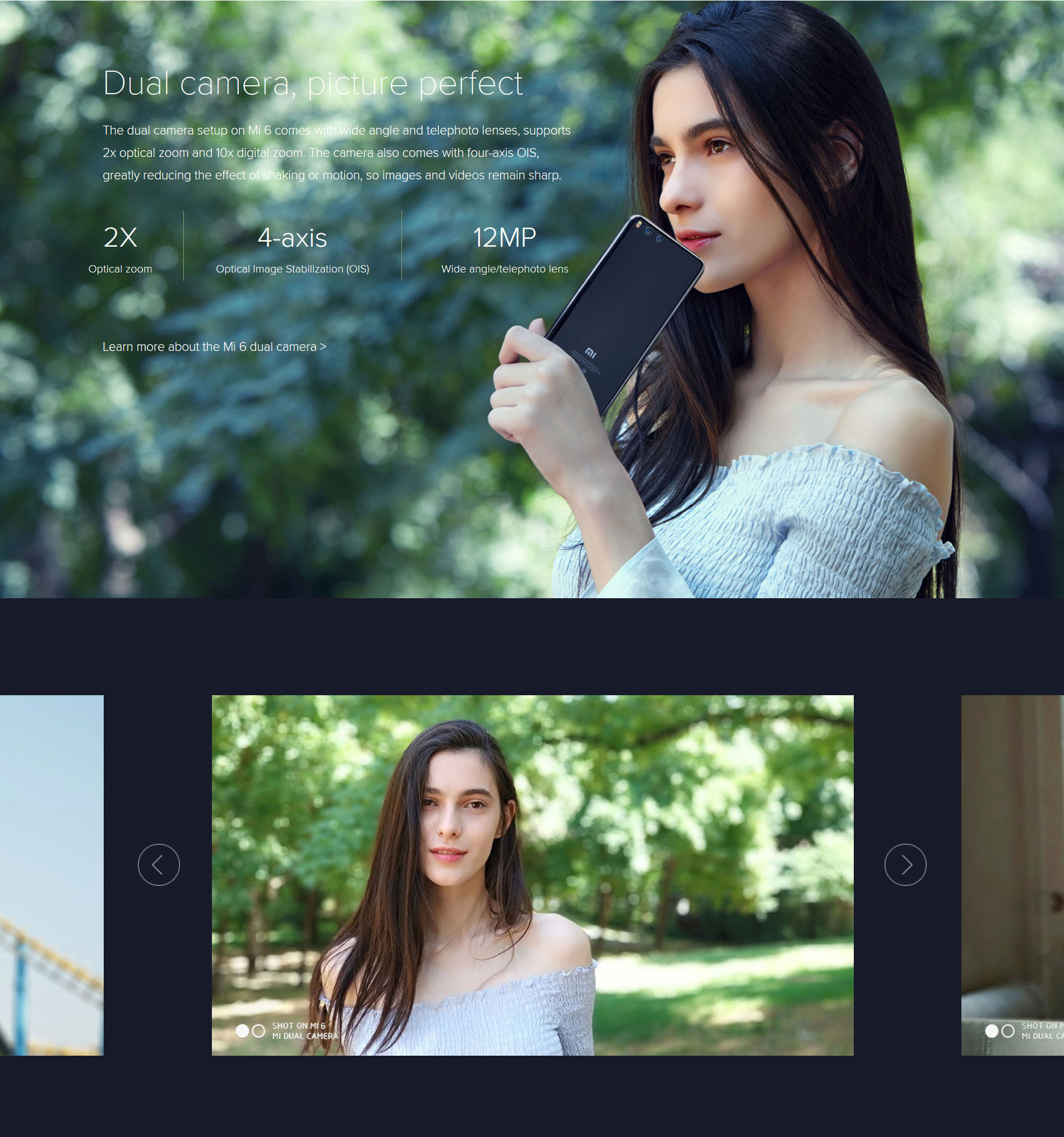 Xiaomi Mi 6 6G / 64GB 5.15-Inch Dual Cameras 12MP 4G LTE Global Version Black