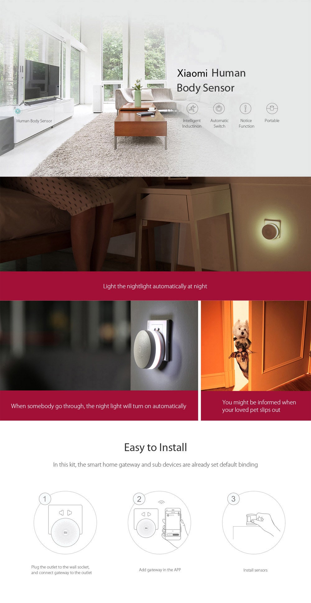 Xiaomi 5 in 1 Smart Home Security Kit