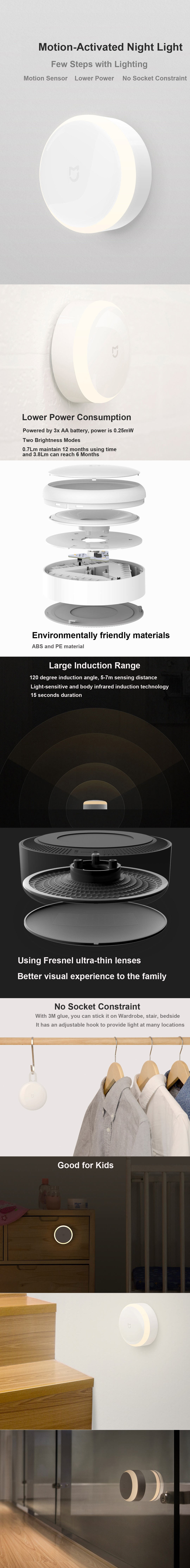 Xiaomi Mijia Motion Activated Sensor Night Light