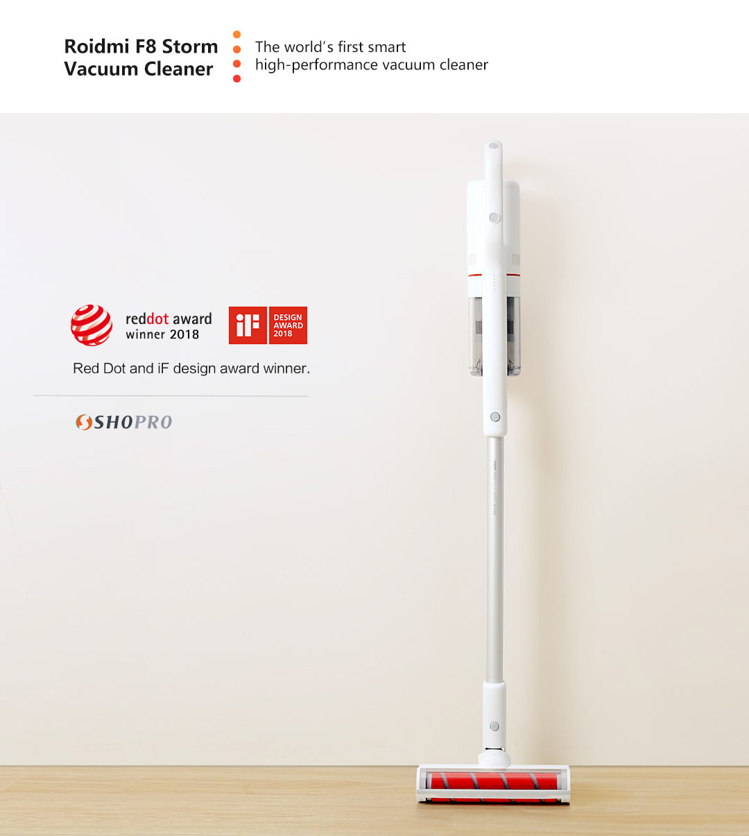 Xiaomi Roidmi F8 Wireless Strong Suction Powerful Cordless Vacuum