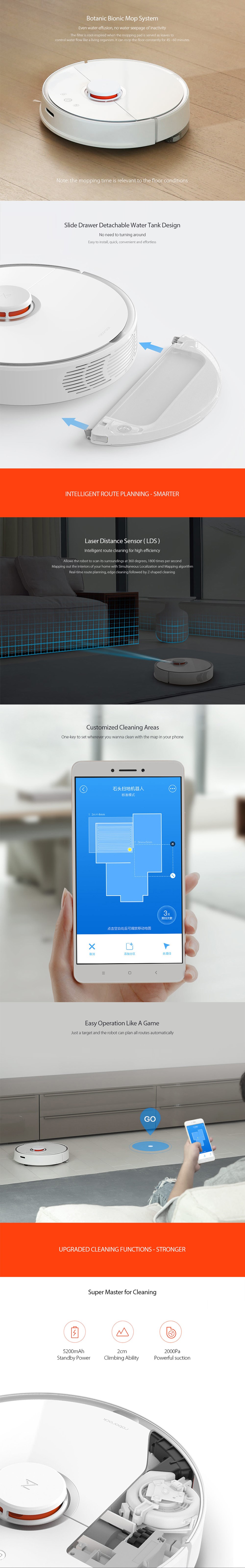 Xiaomi Mi Roborock Robot Vacuum Cleaner 2nd Generation ...