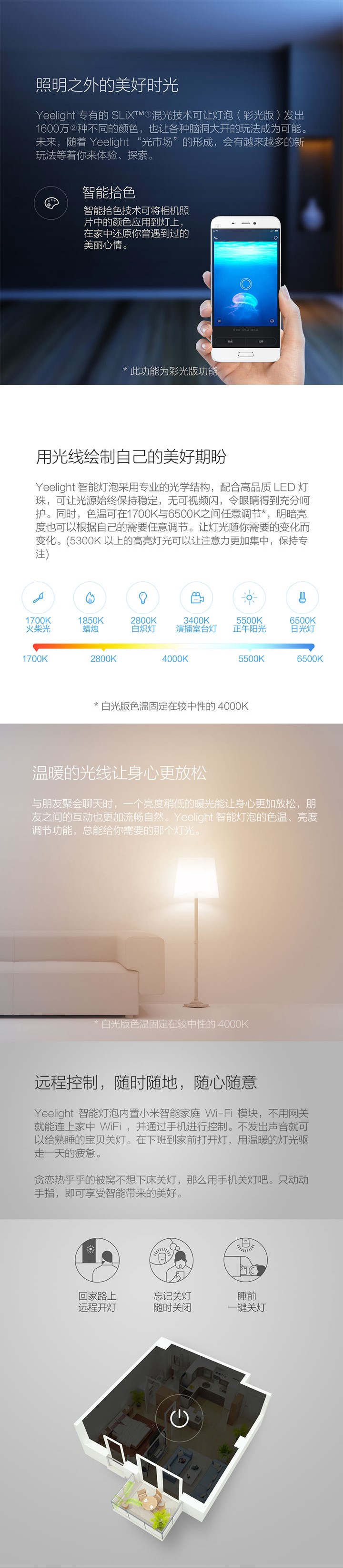小米Yeelight LED 智能灯泡