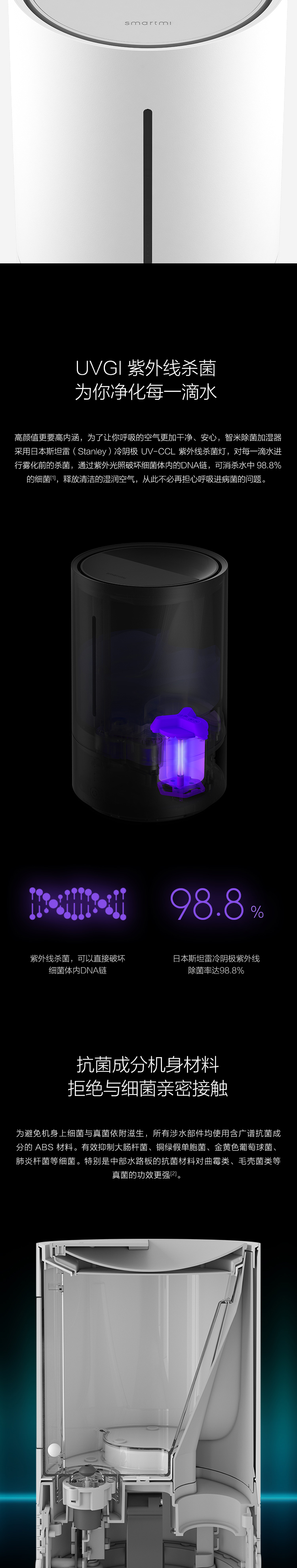 小米智米除菌加湿器