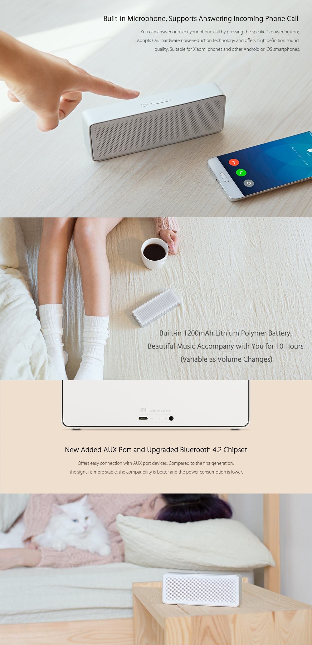 Xiaomi Mi Bluetooth Speaker Basic 2 White