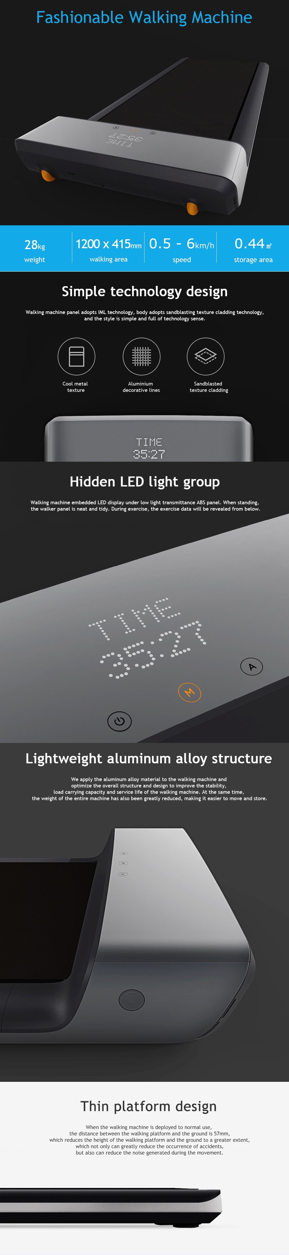 Xiaomi Walkingpad Folding Walking Machine Gym Equipment Fitness