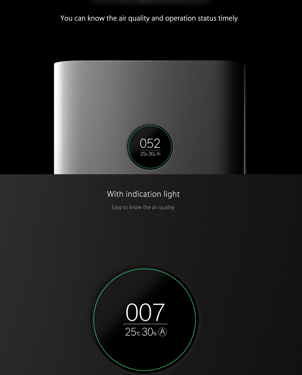 Xiaomi Mi Smart Air Purifier Pro OLED Display Smart APP WIFI Global Version