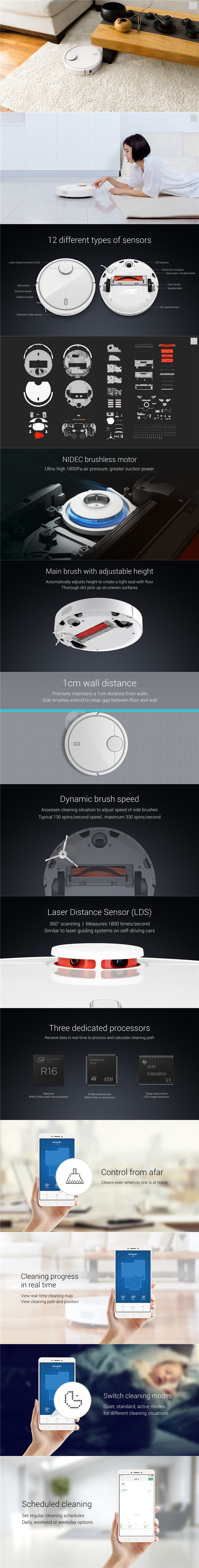 Xiaomi Mi Robot Vacuum Cleaner Laser Distance Sensor NIDEC Brushless