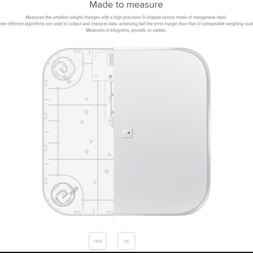 Xiaomi Bluetooth 4.0 Mi Smart Weight Scale White