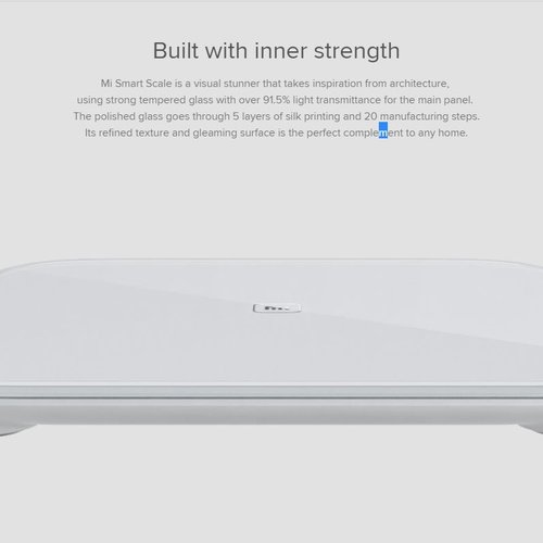 Xiaomi Bluetooth 4.0 Mi Smart Weight Scale White