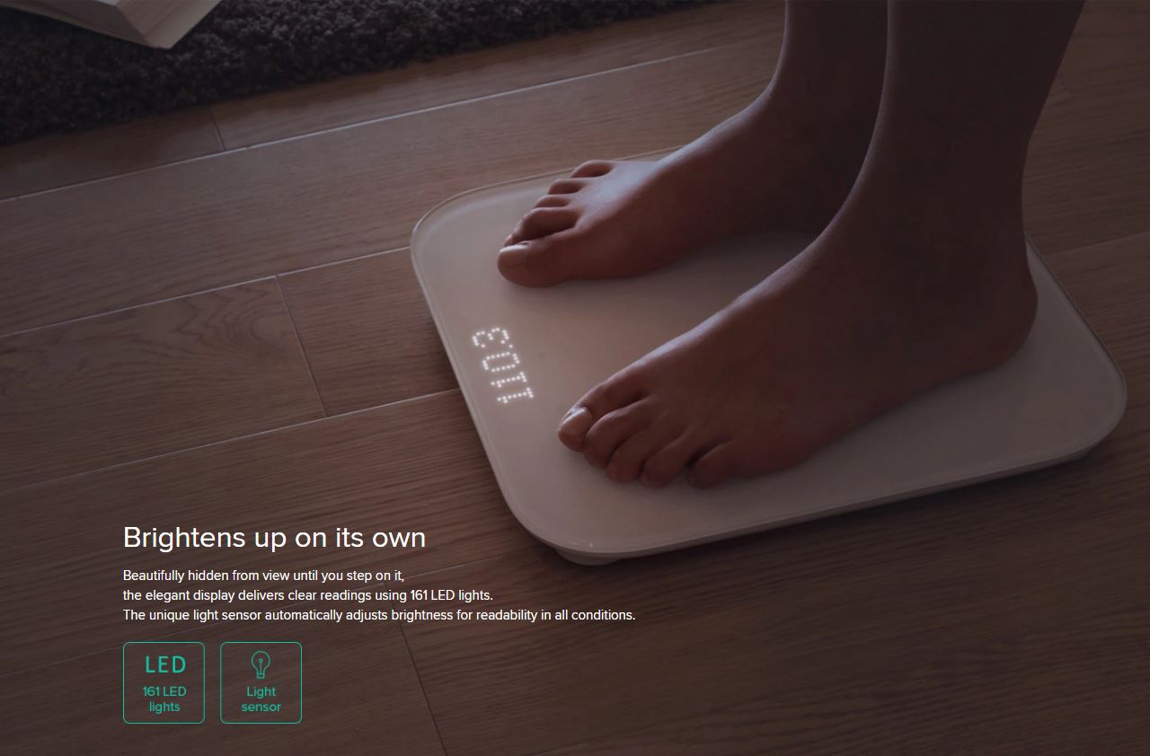 Xiaomi Bluetooth 4.0 Mi Smart Weight Scale White