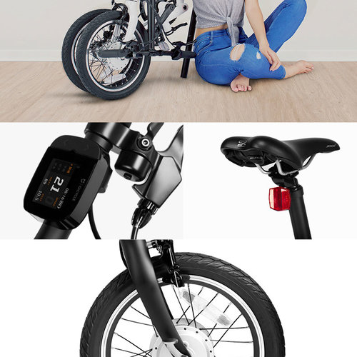 Xiaomi QiCycle Electric Bike Folding Assisted pedal bike Global Version