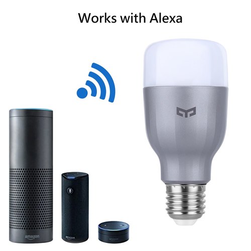 Xiaomi Yeelight  E27 RGBW Smart LED Color Bulb 10W Silver Upgraded Version