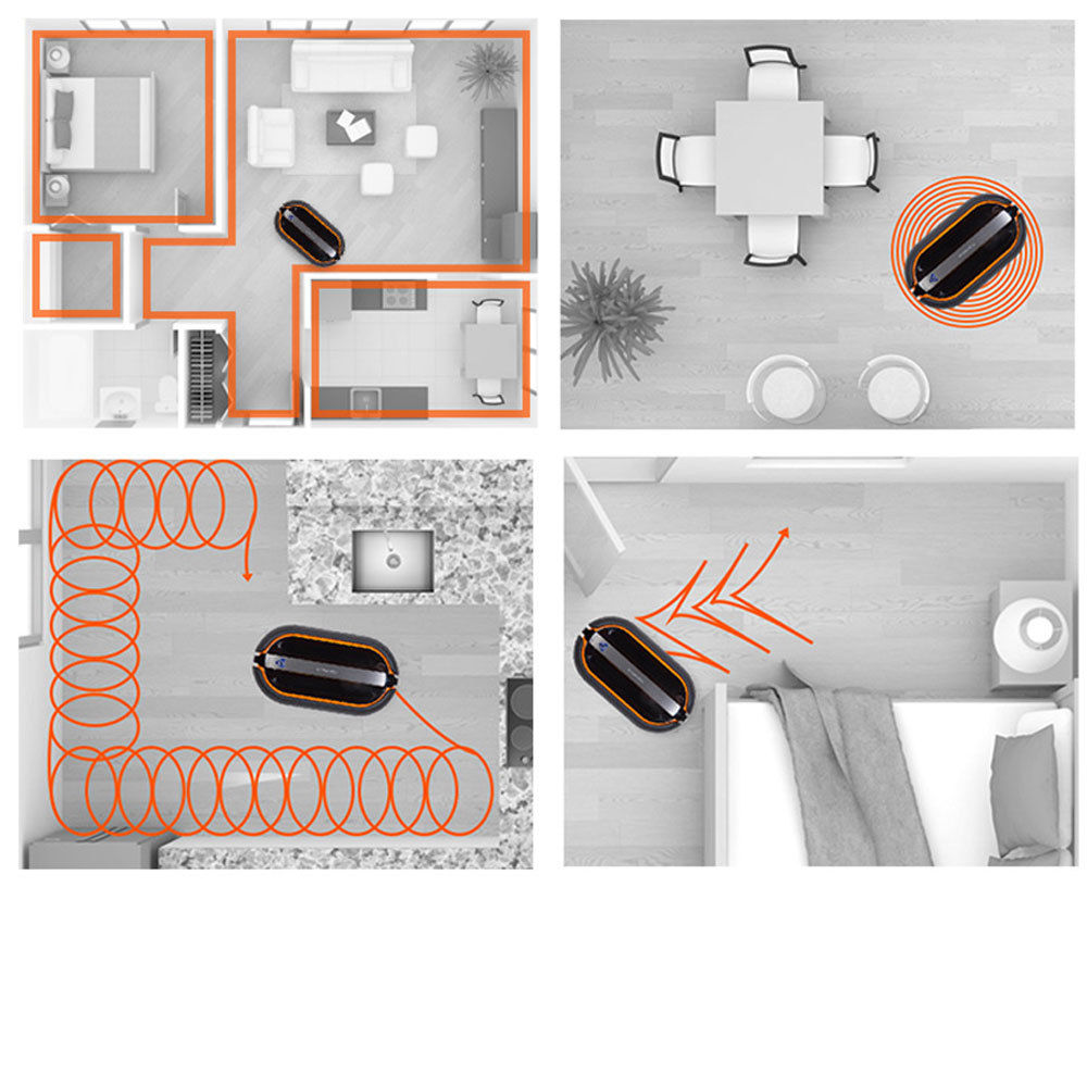 EVERYBOT RS700 Electric Wireless Dual Spin Robot Mop Cleaner