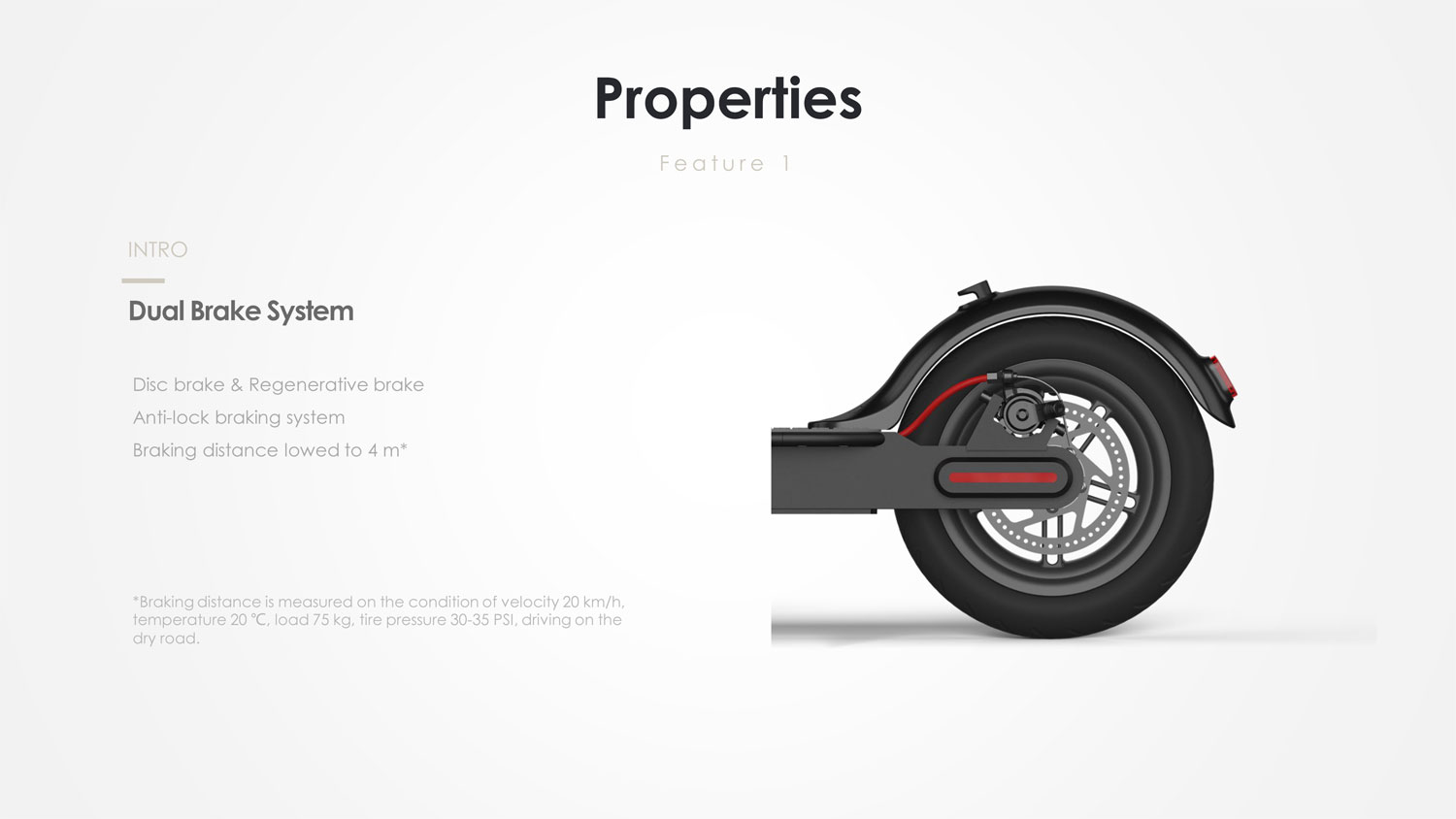 Xiaomi M365 Folding Electric Scooter with Two Spare Tyres- Black
