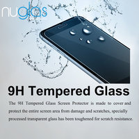 2x Nuglas Tempered Glass Screen Protector Guard For iPhone XS Max X 8 7 6 6S Plus