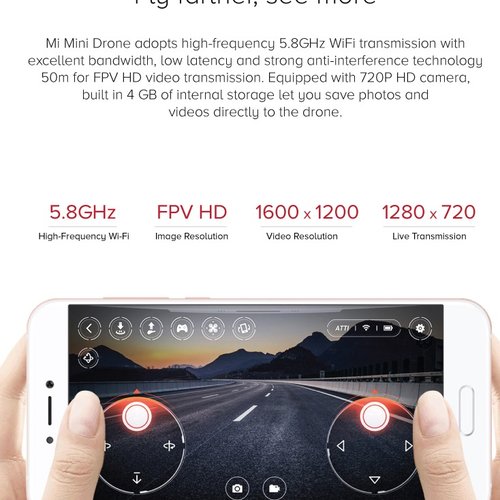 Xiaomi Mi Rabbit Mitu 720P HD Camera Remote Control mini Drone