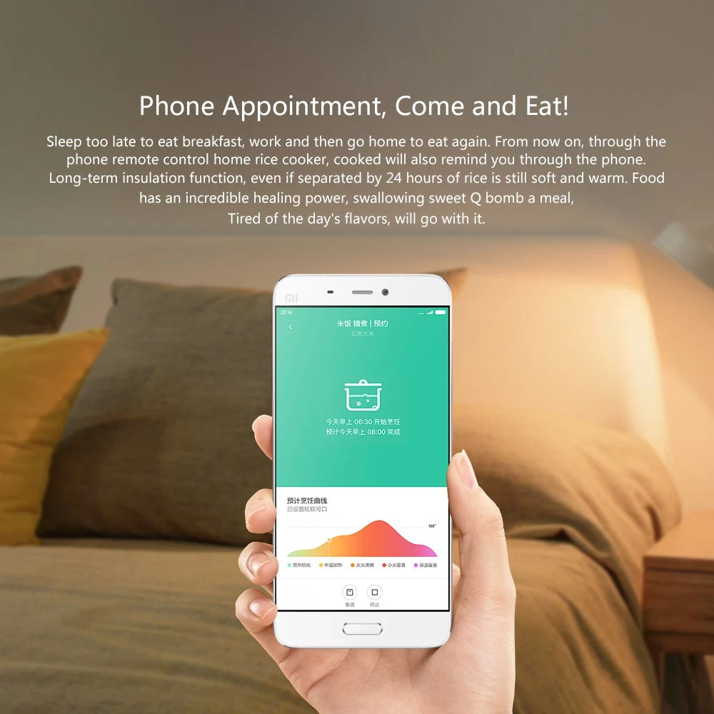 Xiaomi Mijia 3L Intelligent Pressure IH Non-stick Electric Rice Cooker