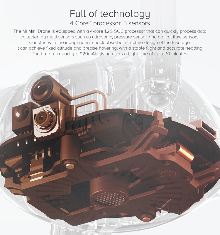 Xiaomi Mi Rabbit Mitu 720P HD Camera Remote Control mini Drone