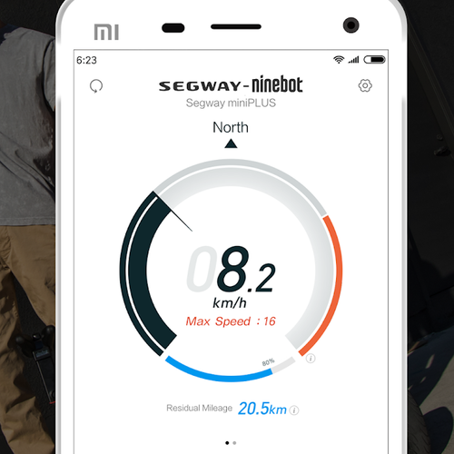 Ninebot ES2 Kick Scooter Folding Electric Scooter for Adults/Kids 36V 300W 25km/h Max Load 100kg