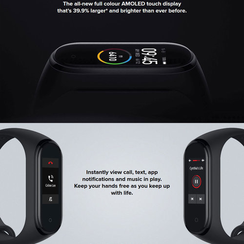 Xiaomi Mi Band 4 Heart Rate Smart Watch Wristband Fitness OLED Global Version
