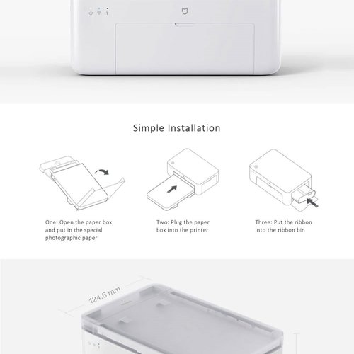 Xiaomi Mijia Mi Wireless Photo Printer Heat Sublimation