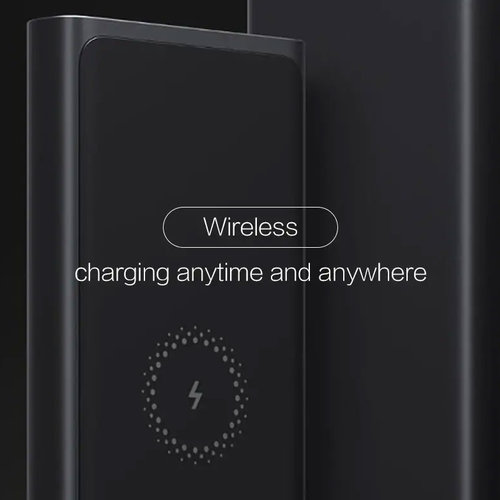 Xiaomi PLM11ZM Power Bank 10000mAh Fast Wireless Charger with USB Type C for Mobile Phone