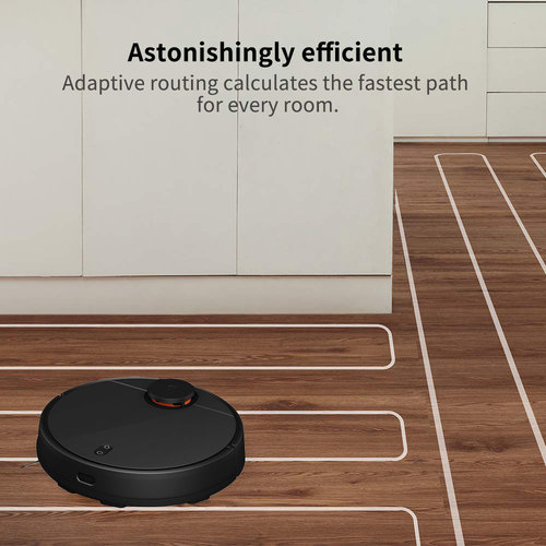 Xiaomi Mijia STYJ02YM 2 in 1  Robot Vacuum Cleaner Mopping 2nd Generation - Black