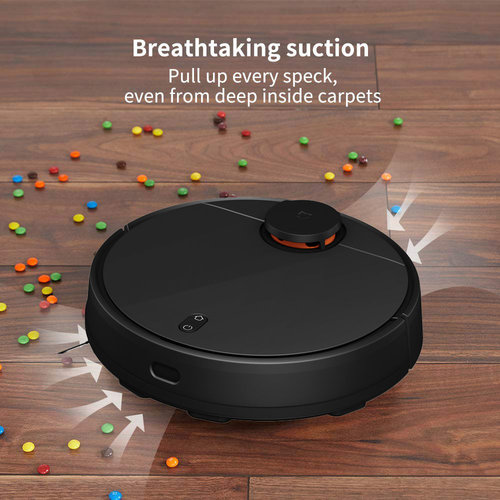 Xiaomi Mijia STYJ02YM 2 in 1  Robot Vacuum Cleaner Mopping 2nd Generation - Black