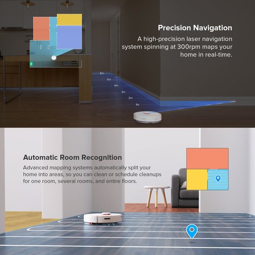 Xiaomi Roborock S6 Pure Robot Vacuum Cleaner 2020 New Version