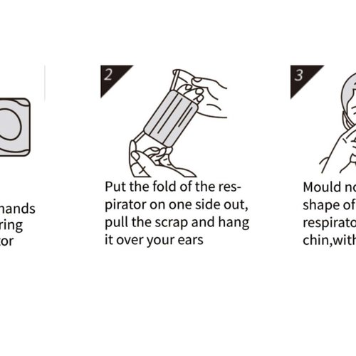 Disposable Mouth Face Masks Face 3-layer Respirator Mask Dust-Proof Person