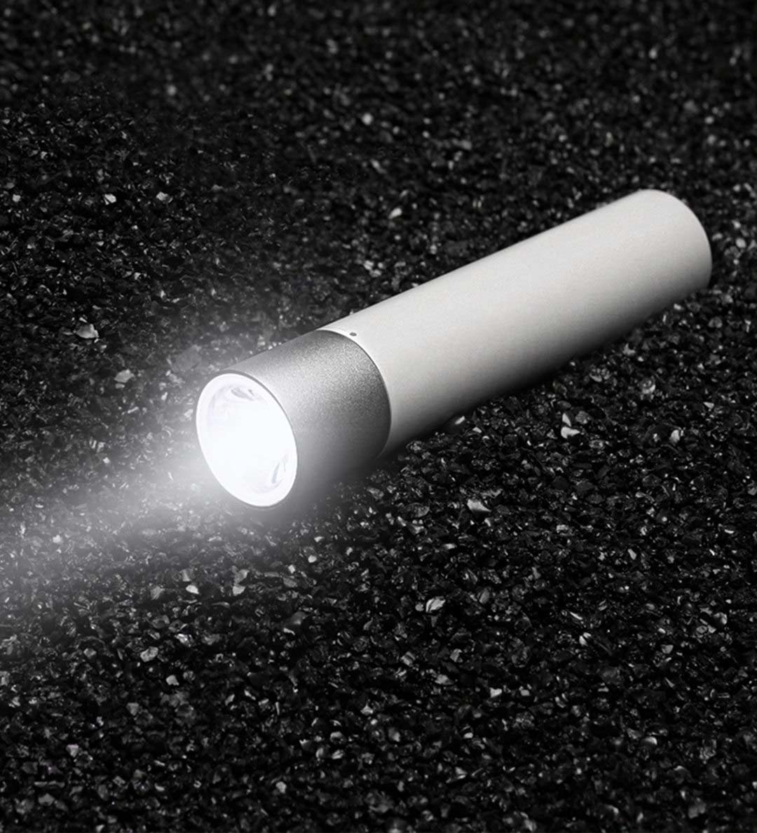 Xiaomi Portable Flashlight USB Charger LED Lamp power bank 3350mAh