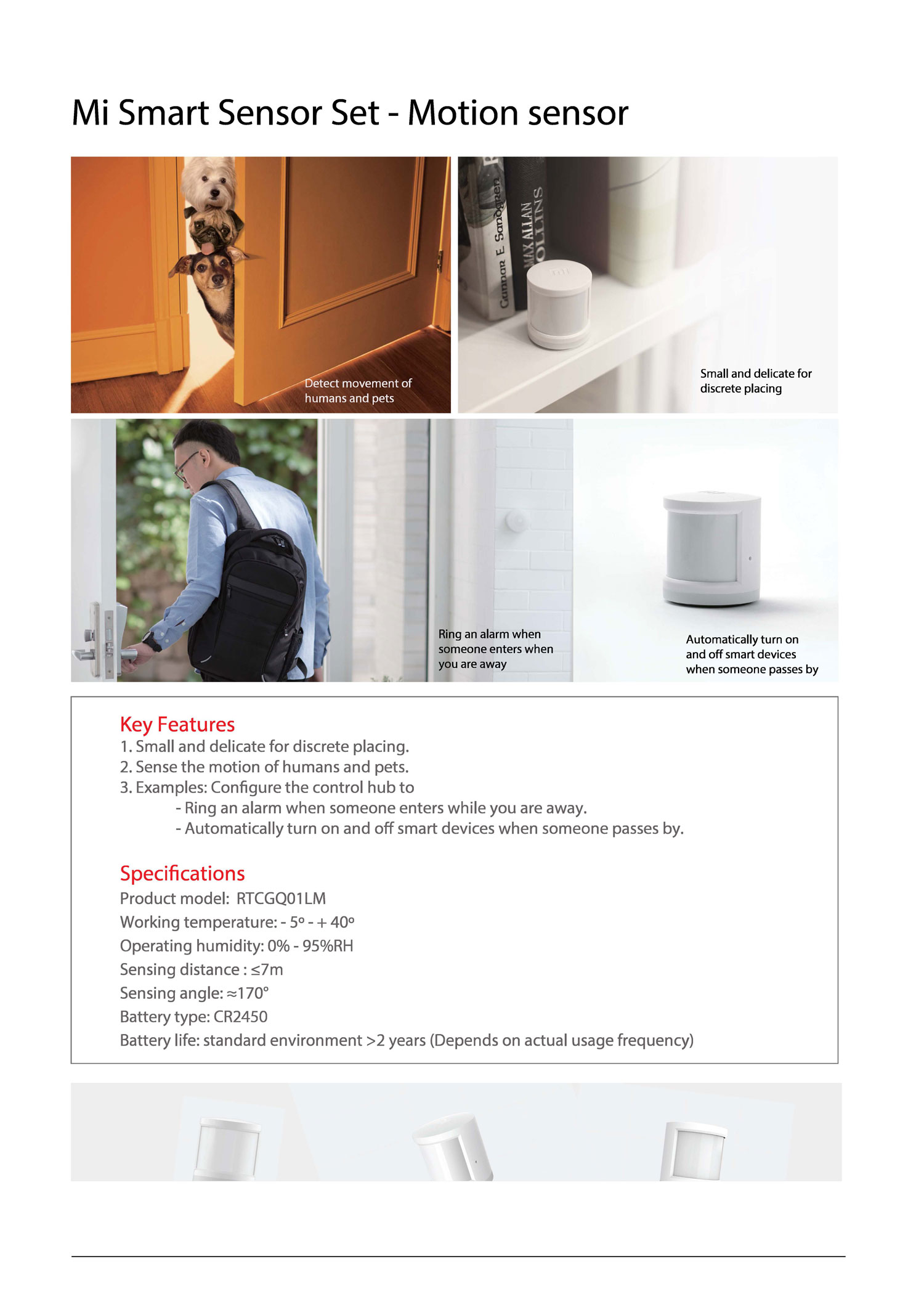 Xiaomi 6 in 1 Smart Home Security Kit Global Version