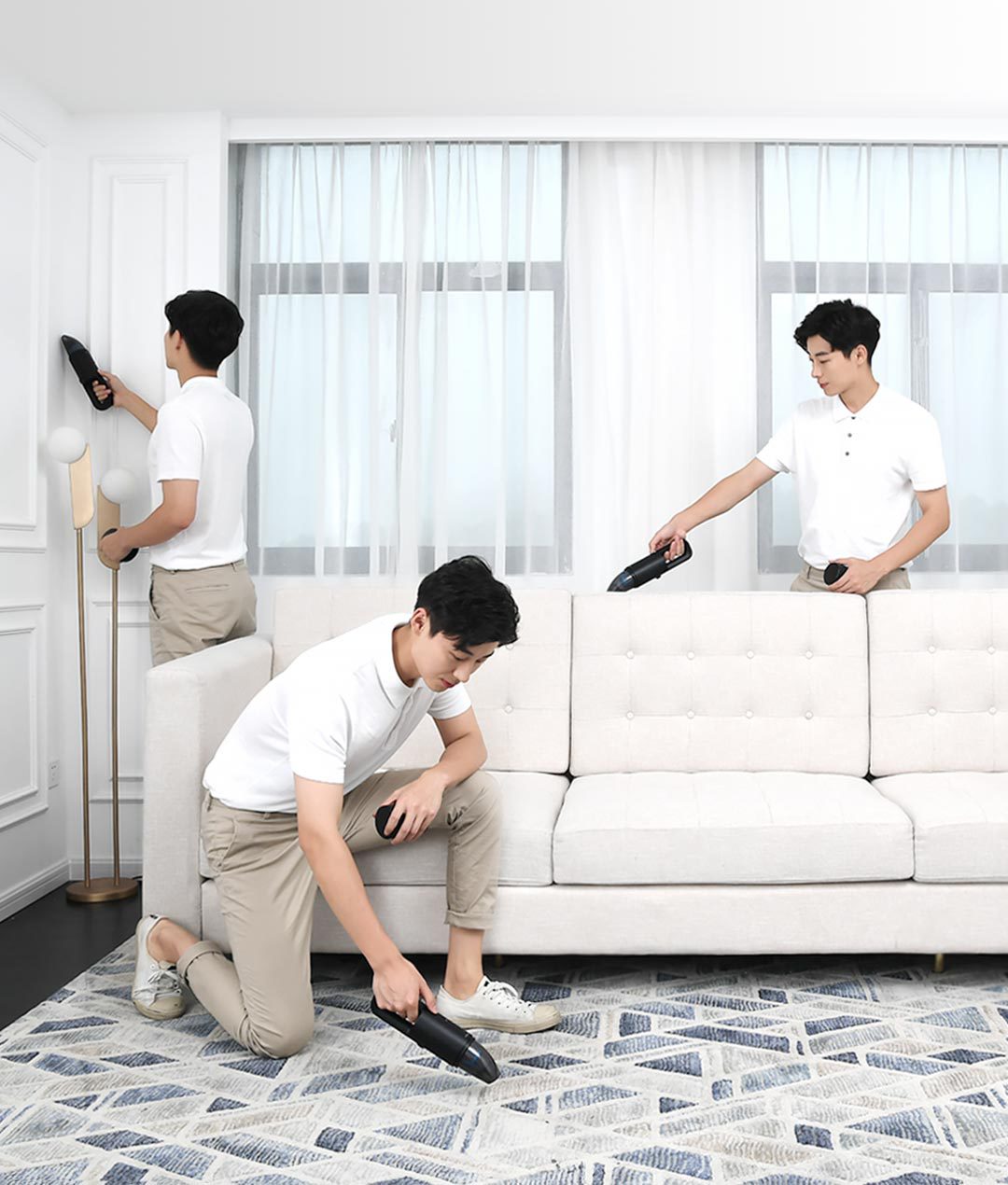 Cleanfly Car Portable Vacuum Cleaner - BLACK