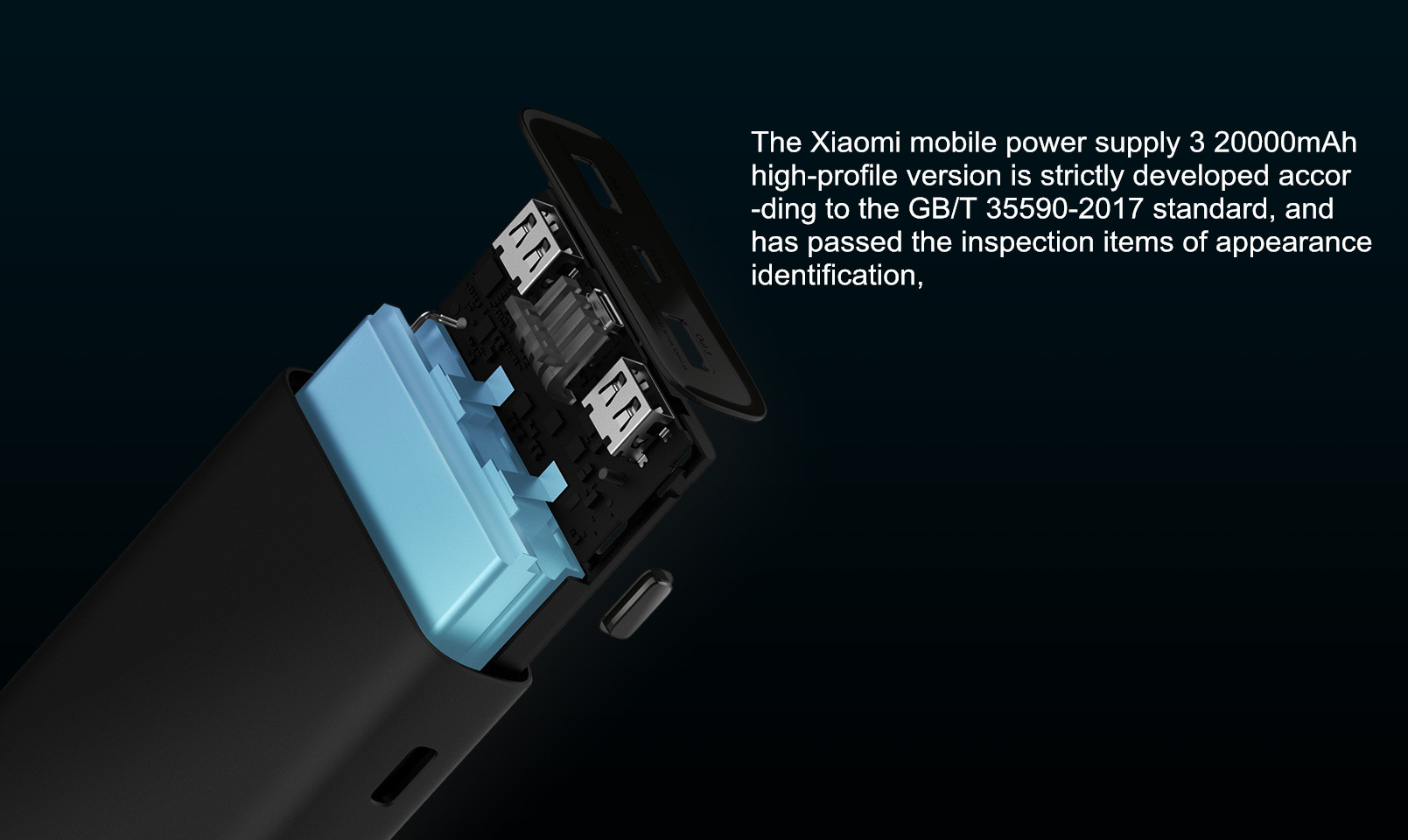 Xiaomi Power Bank 3 Pro 20000mAh USB-C Two-way 45W QC3.0 Fast Charge Power Bank for Mobile Phone  Laptop