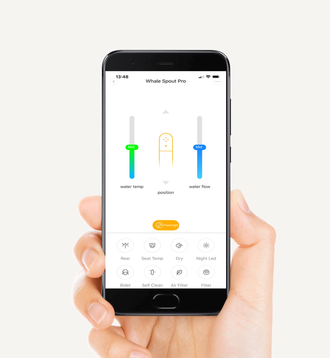 Xiaomi Uclean Whale Spout Smart Toilet Seat Pro with Mobile APP AU Version