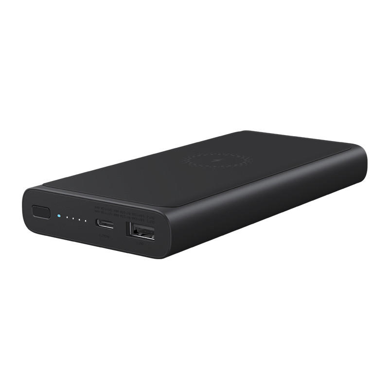 Xiaomi PLM11ZM Power Bank 10000mAh Fast Wireless Charger with USB Type C for Mobile Phone