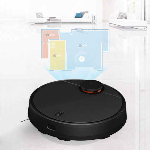 Xiaomi Mijia STYJ02YM 2 in 1  Robot Vacuum Cleaner Mopping 2nd Generation - Black