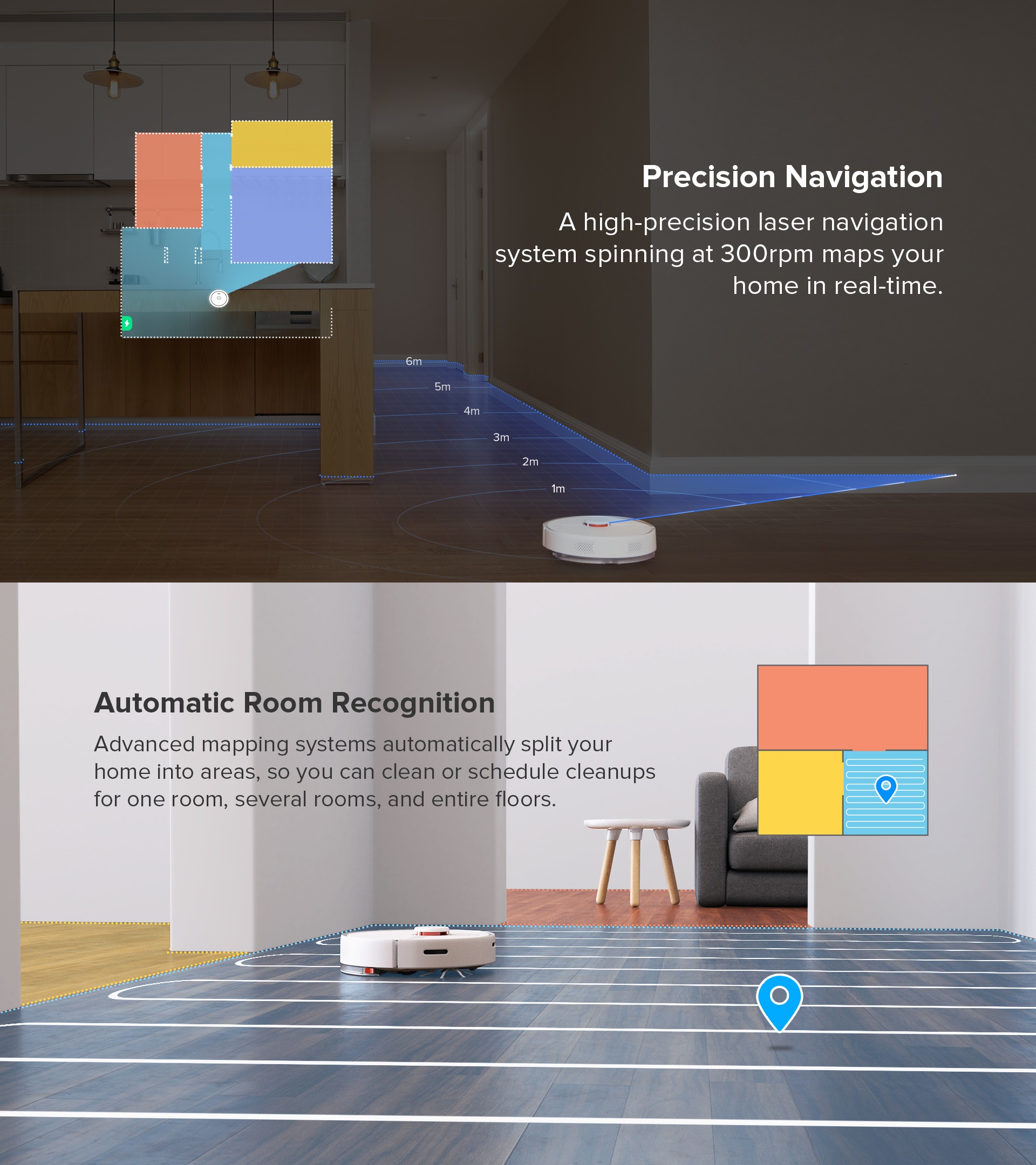 Xiaomi Roborock S6 Pure Robot Vacuum Cleaner 2020 New Version