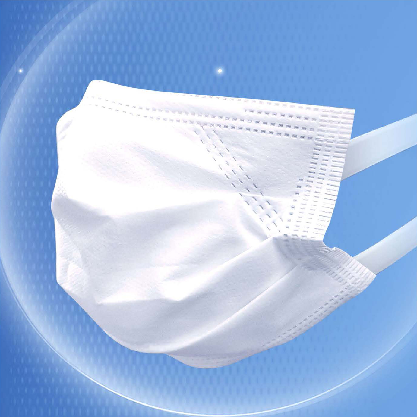 Disposable Mouth Face Masks Face 3-layer Respirator Mask Dust-Proof Person