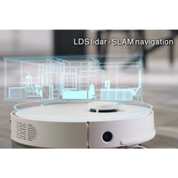 360 S7 Laser Navigation Robot Vacuum Cleaner SLAM Route Planning 2000Pa Suction Mopping Off-limit White