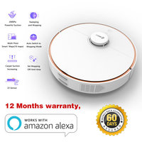 360 S7 Laser Navigation Robot Vacuum Cleaner SLAM Route Planning 2000Pa Suction Mopping Off-limit White